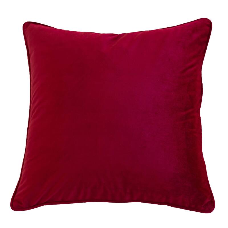 Elisa Velvet 20" Square Decorative Throw Pillow 2PK