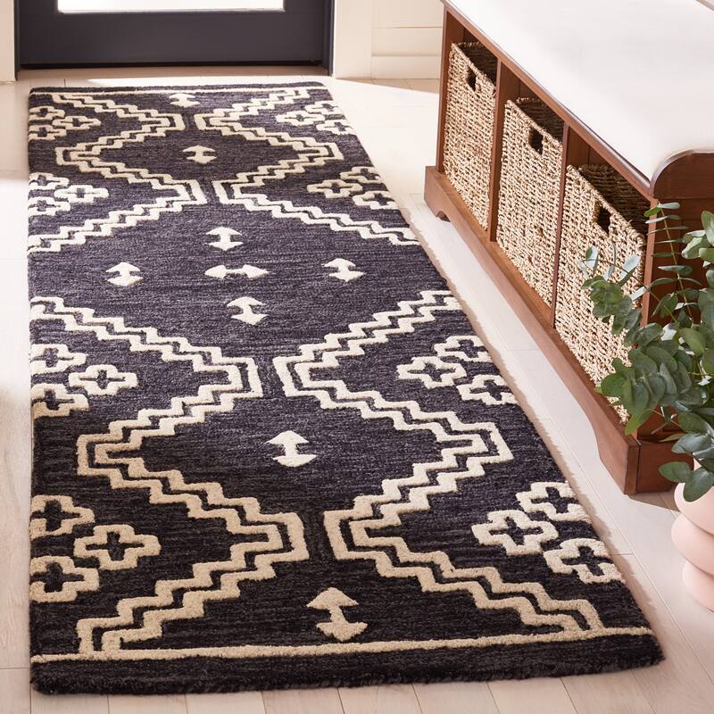 SAFAVIEH Handmade Abstract Ruveyda Modern Wool Rug