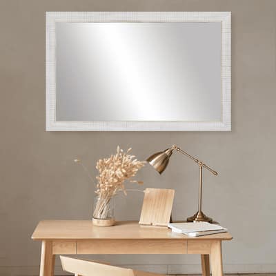 Frame My Mirror White Framed Mirror, Huntington Design
