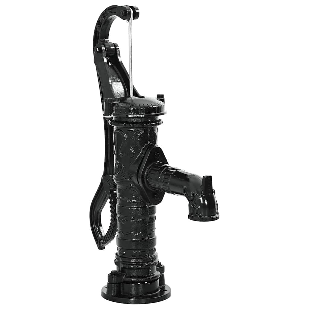 vidaXL Garden Hand Water Pump Cast Iron - 26" x 17.7" x 6.3"