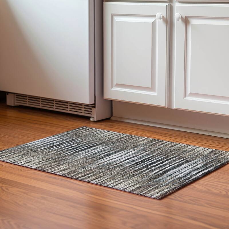 Premium Washable Super Soft Mayfield Rug - Brown - 1' 8" x 2' 6" - Rectangle