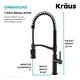 preview thumbnail 5 of 30, Kraus Sellette Commercial 2-Function Pulldown Kitchen Faucet