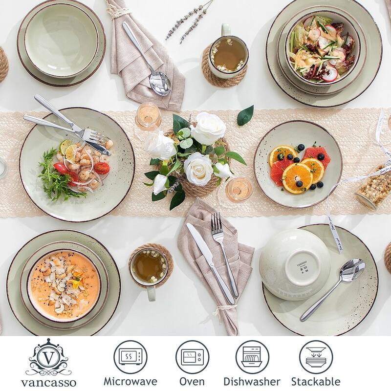 vancasso Navia 16-piece Stoneware Dinnerware Set (Service for 4)
