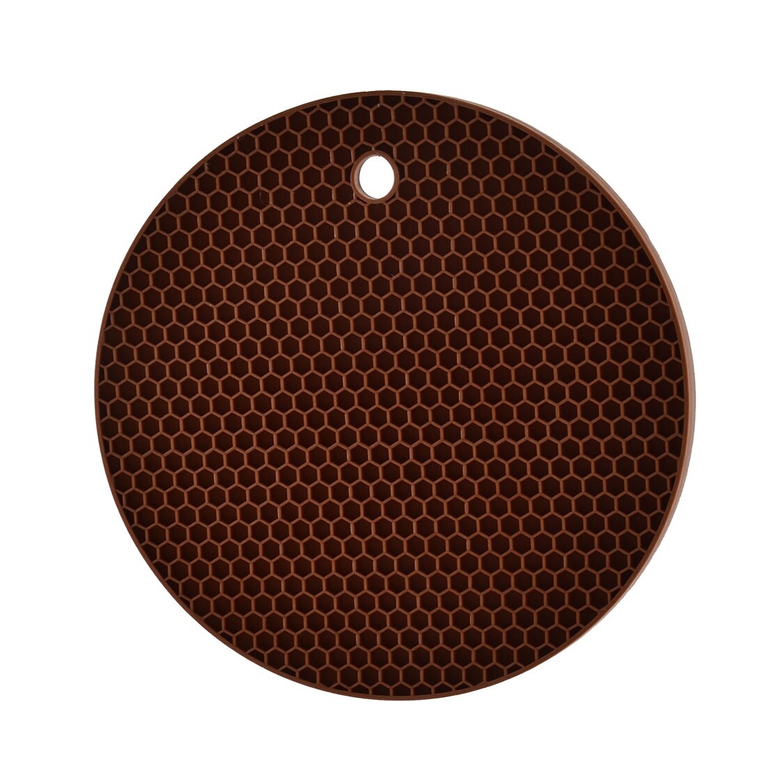 Kitchen Non-slip Pot 14cm Small Round Honeycomb Silicone Placemat