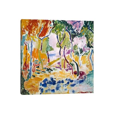 iCanvas "Landscape near Collioure (Study for Le Bonheur de Vivre), 1905" by Henri Matisse Canvas Print