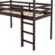 preview thumbnail 11 of 10, Twin Size House Loft Bed with Slide, Health and Comfort, White