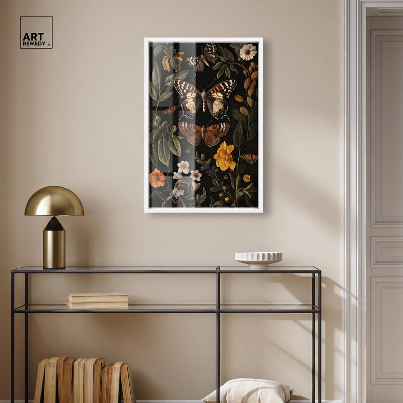 Winged Visitors I Shadowbox by Art Remedy