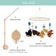preview thumbnail 2 of 3, The Peanutshell Wooden Crib Mobile Set with Arm, Music Box and Western Woods Baby Mobile