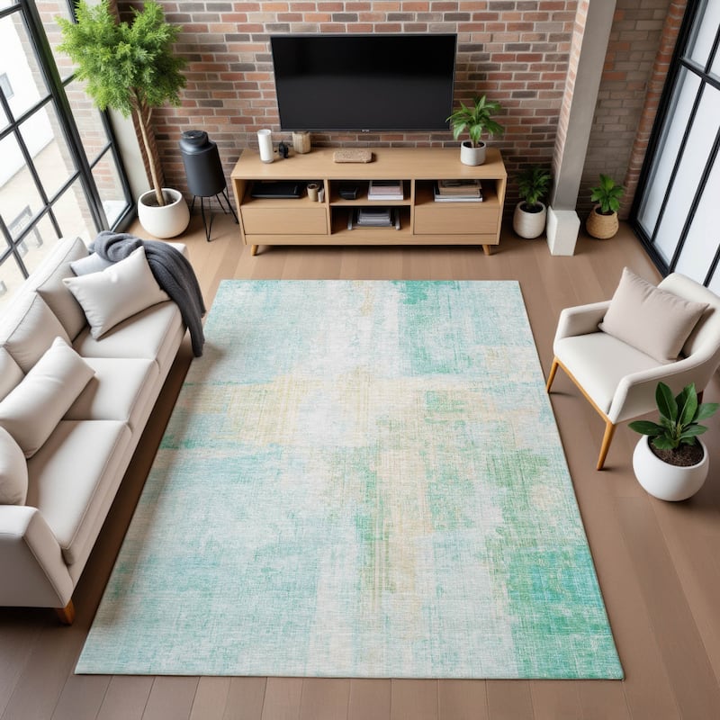 Premium Washable Super Soft Abstract Glam Mayfield Rug