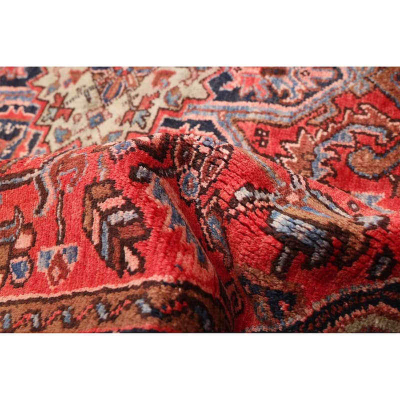 ECARPETGALLERY Hand-knotted Sarabi Red Wool Rug - 5'0 x 6'6