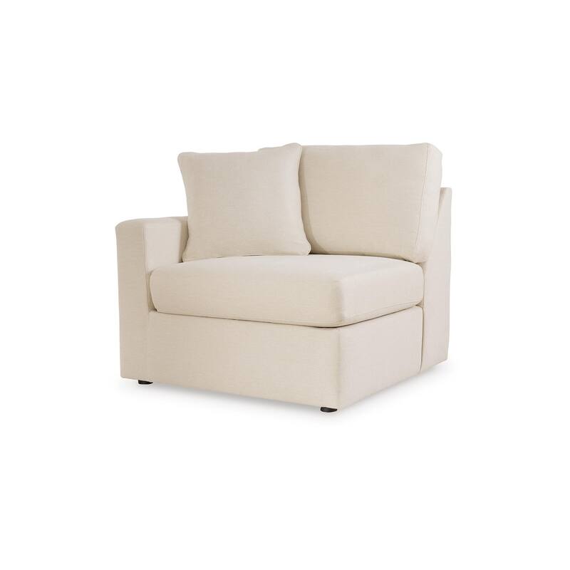 Signature Design by Ashley Modmax Beige 6-Piece Sectional with Audio Console - 107"W x 124"D x 36"H