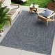 preview thumbnail 13 of 97, Brooklyn Rug Co Casey Handmade Casual Indoor/Outdoor Area Rug 10' Square - Light Blue