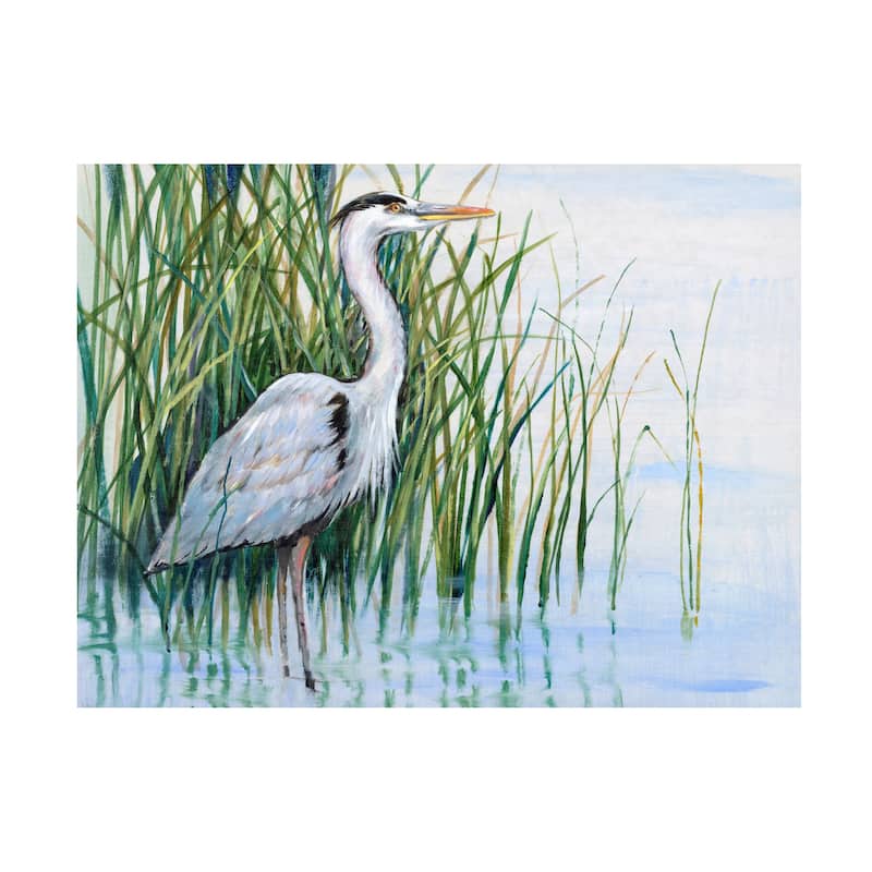 Tim O'Toole 'Heron in the Marsh I' Canvas Art - Bed Bath & Beyond ...