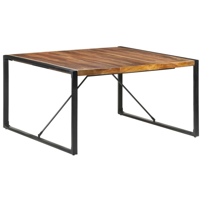 vidaXL Dining Table Kitchen Table Home Dining Room Breakfast Dinner Table - 55.1"x55.1"x29.5" Solid Wood