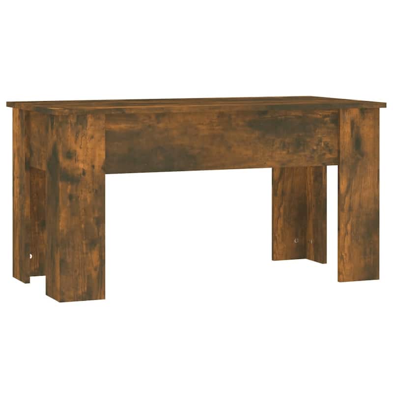 vidaXL Coffee Table Lift Top End Table Accent Side Sofa Table Engineered Wood - 39.8" x 19.3" x 20.5"