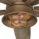 preview thumbnail 17 of 18, Hunter 52" Hampshire Ceiling Fan with LED Light Kit and Handheld Remote - Farmhouse - Exclusive SureSpeed!