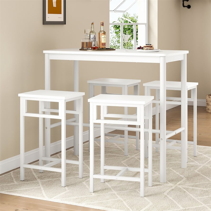 47 Inch Rectangular Kitchen Bar Table for Dining