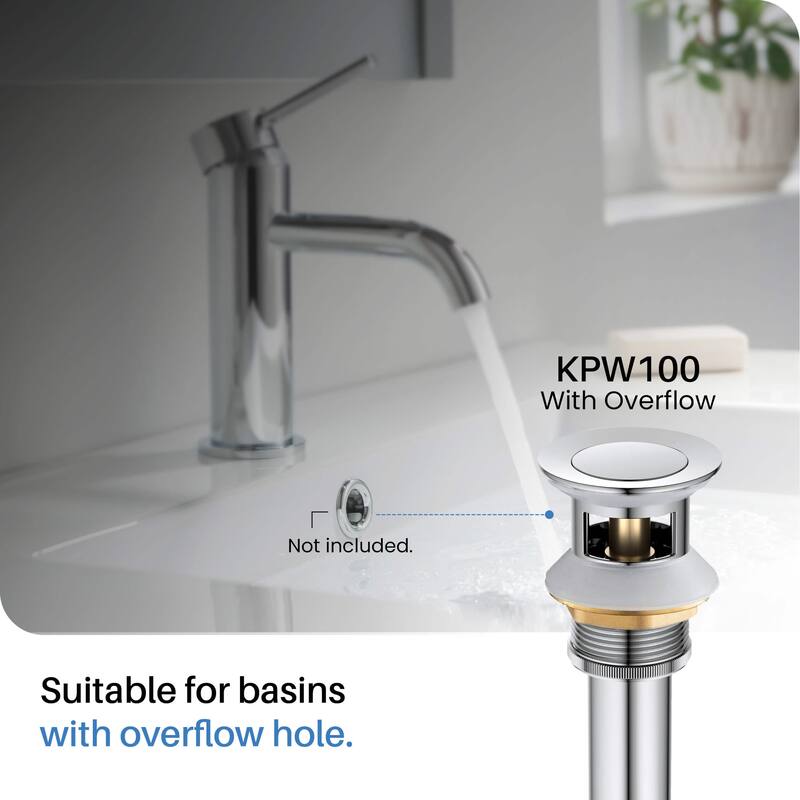 Circular 8" Bathroom Sink Widespread Faucet with Drain Assembly