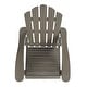 preview thumbnail 5 of 32, Hollywood Outdoor Outdoor Acacia Wood Foldable Adirondack Chairs (Set of 2) by Christopher Knight Home