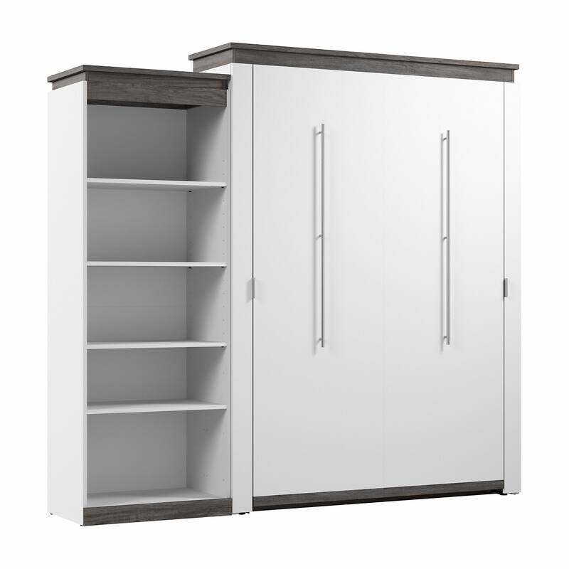 Orion Queen Murphy Bed with Shelves (97W) by Bestar