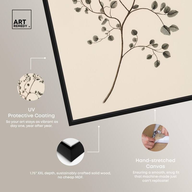 Bilberry Branch Canvas by Art Remedy