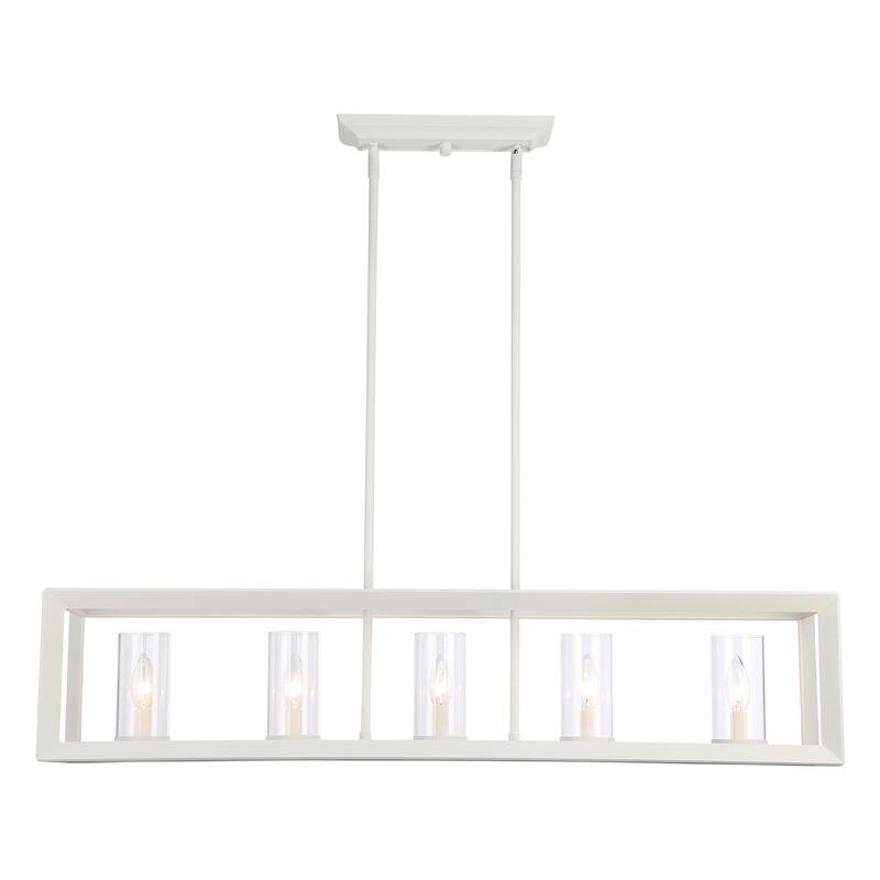 Golden Lighting Smyth 5-light Island Light in Natural White
