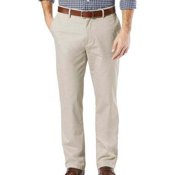 Dockers Mens Signature Khaki Pants Beige Size 38x30 Straight Fit Stretch. Opens flyout.