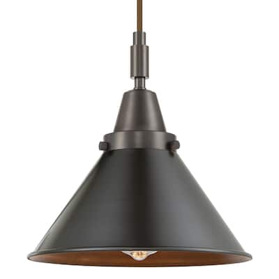 Innovations Lighting 447-1P-M10-OB Briarcliff 10" Wide Mini Pendant