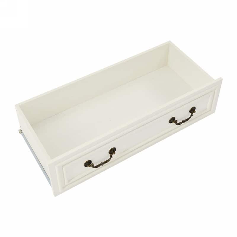 Modern White 5-Drawer Dresser for Bedroom-Ample Storage Wide Chest of Drawers, Sturdy & Safe