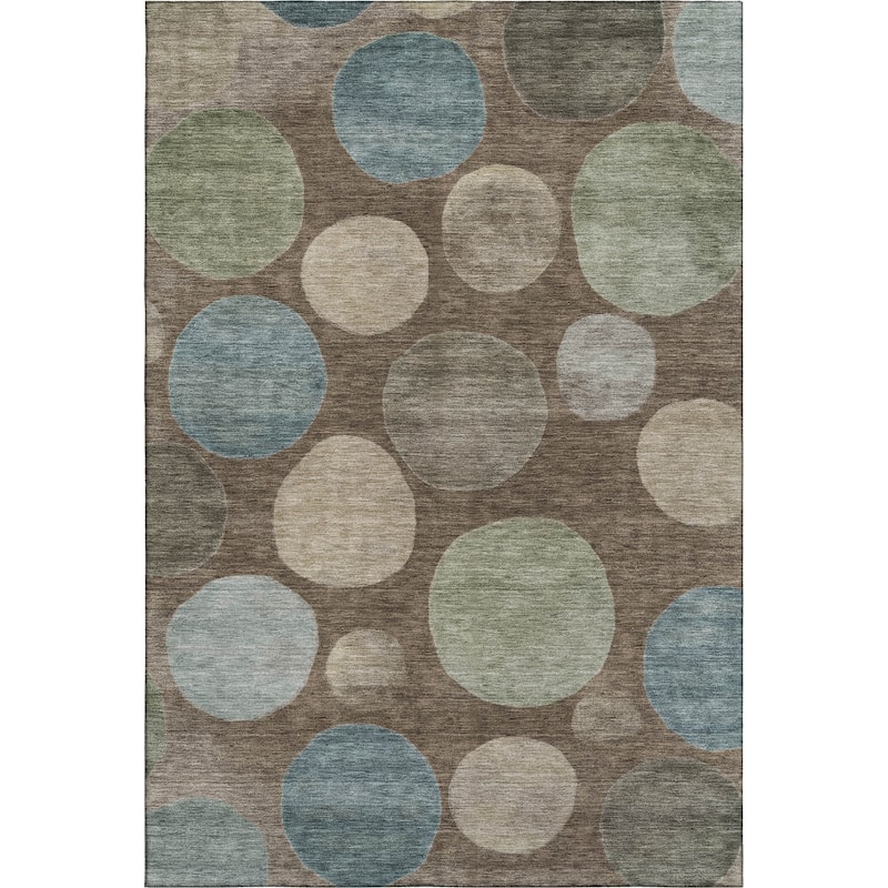 Premium Washable Super Soft Modern Bubbles Mayfield Rug