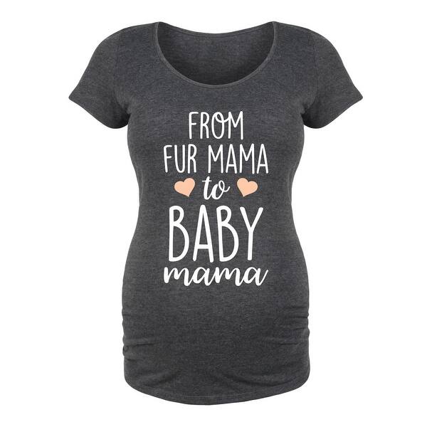 From Fur Mama To Baby Mama Maternity Scoop Neck T Shirt On Sale Overstock 22988952