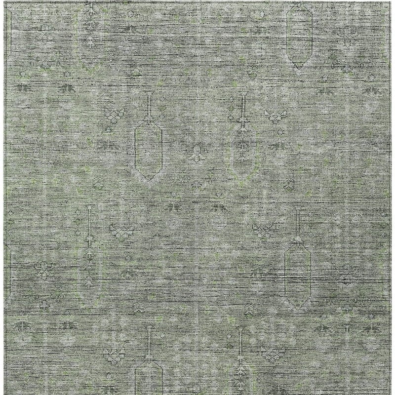 HomeRoots Southwestern Transitional Rectangle Outdoor Rug