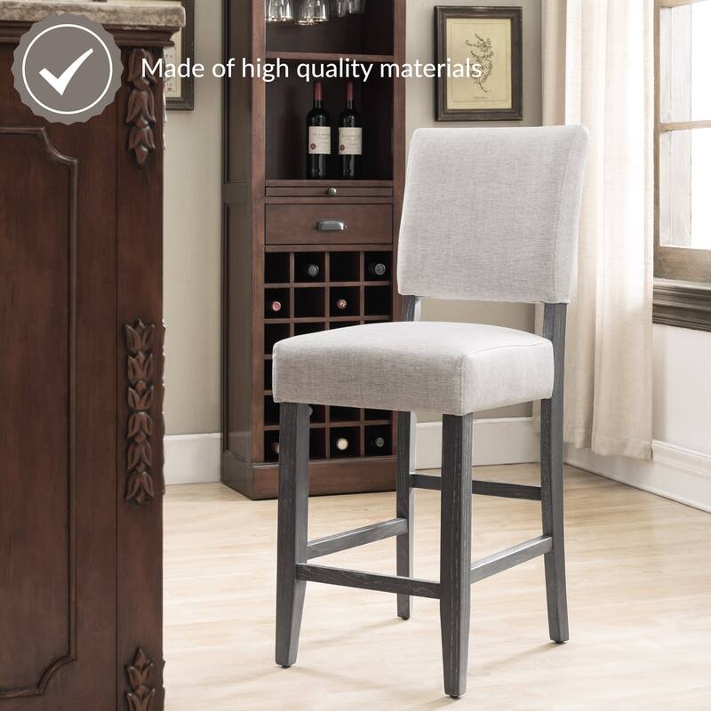 Leick Home Brax Upholstered Counter Height Barstool