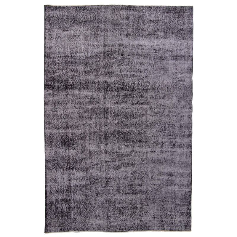 ECARPETGALLERY Hand-knotted Color Transition Black Wool Rug - 6'10 x 10'4 - Black - 6'10 x 10'4