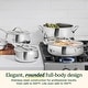 preview thumbnail 4 of 8, Cuisinart 12-Pc PureClad Triple-Ply Stainless Steel Cookware Set