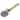 Chef Craft Pizza Cutter with Wood Handle, 2.5" Stainless Steel Blade Slicer Wheel and Thumb Guard