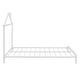 preview thumbnail 23 of 25, Full Size Metal Platform Bed with House-Shaped Headboard for Kids