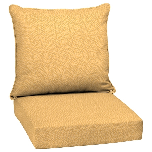 Arden selections leala texture outdoor deep seat cushion on sale set