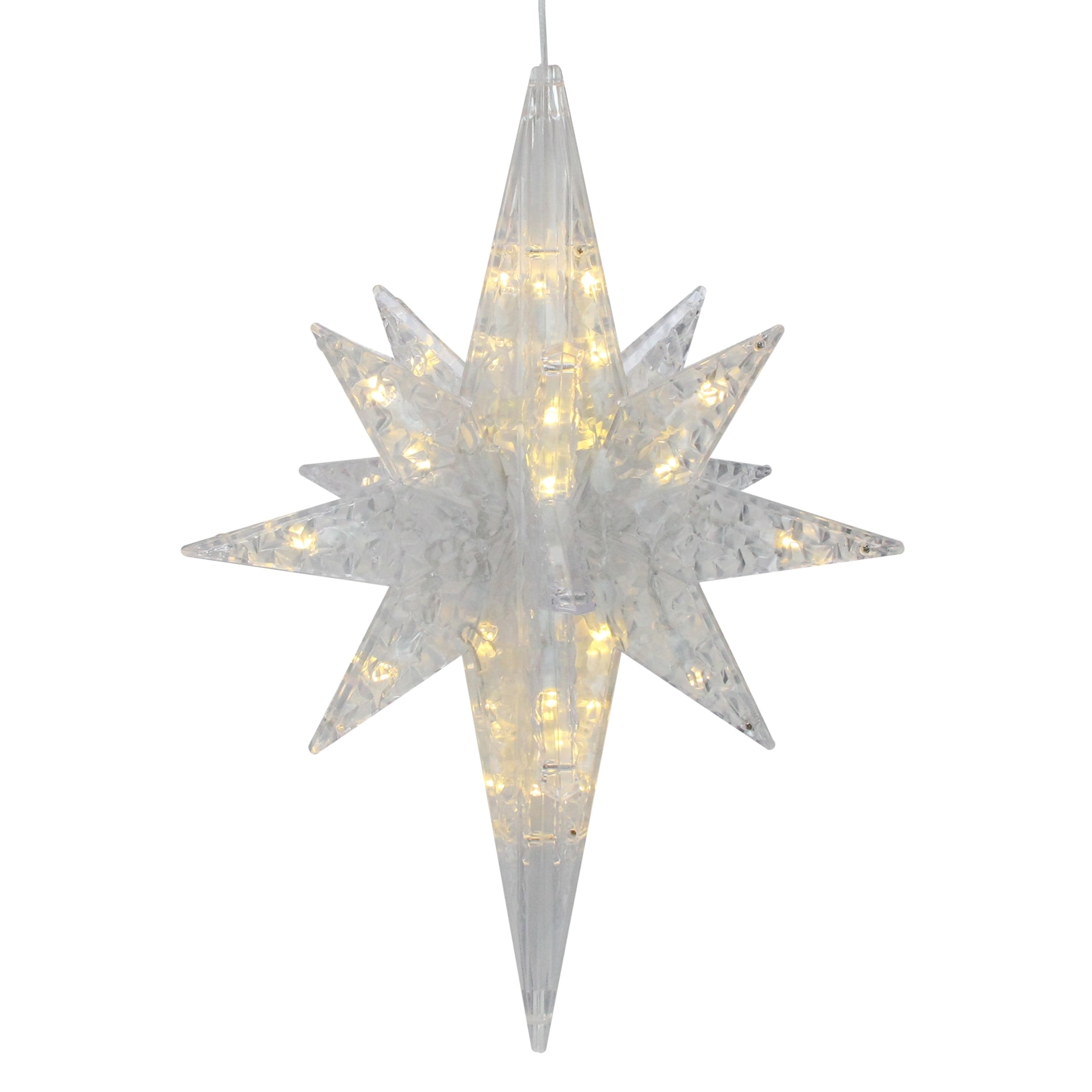 Shop 3d Led And Morphing Acrylic Bethlehem Star Clear Star With