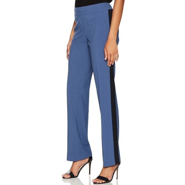 women's side stripe dress pants