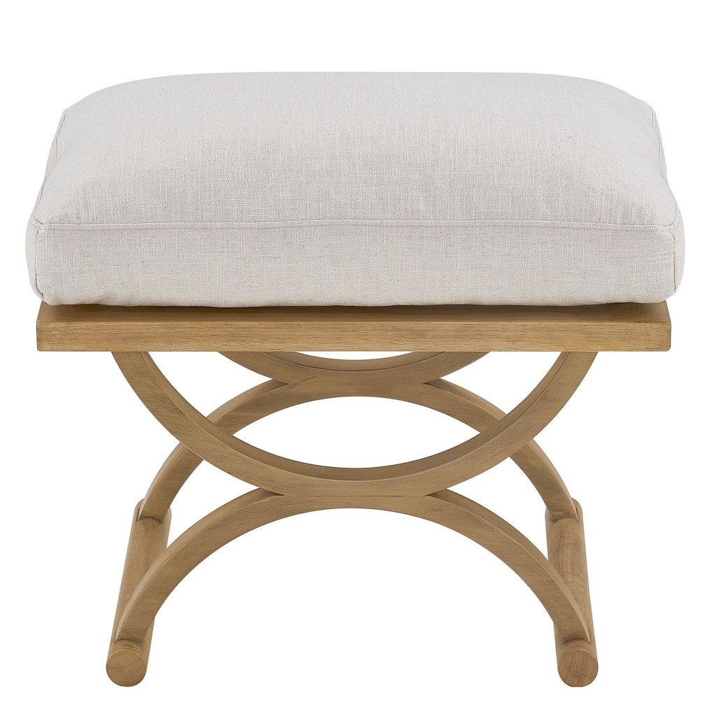 Joss 20" Joss Ottoman/ Stool, Putty