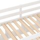 preview thumbnail 18 of 16, Sturdy Twin Size Loft Bed with Desk, Shelves, and Ladder