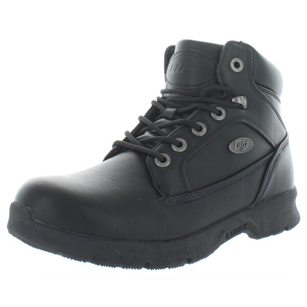 mens lugz black boots