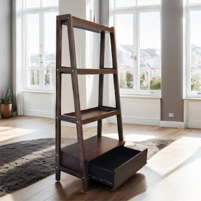 32x17x68" Ladder Shelf, Ladder Style Display Shelf