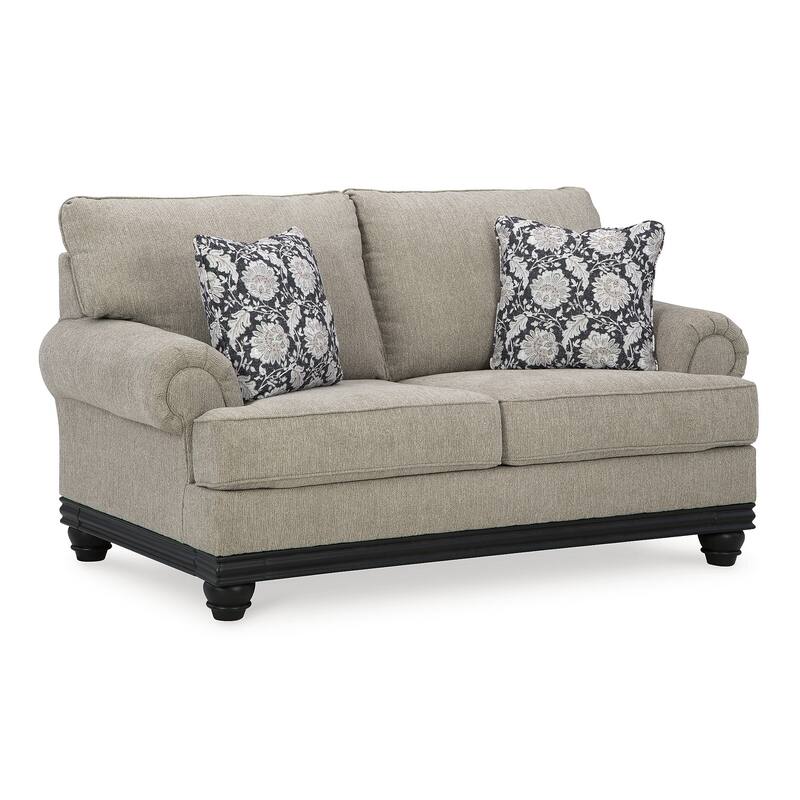 Signature Design by Ashley Elbiani Gray/Black 2-Piece Upholstery Package - 99" W x 40" D x 41" H