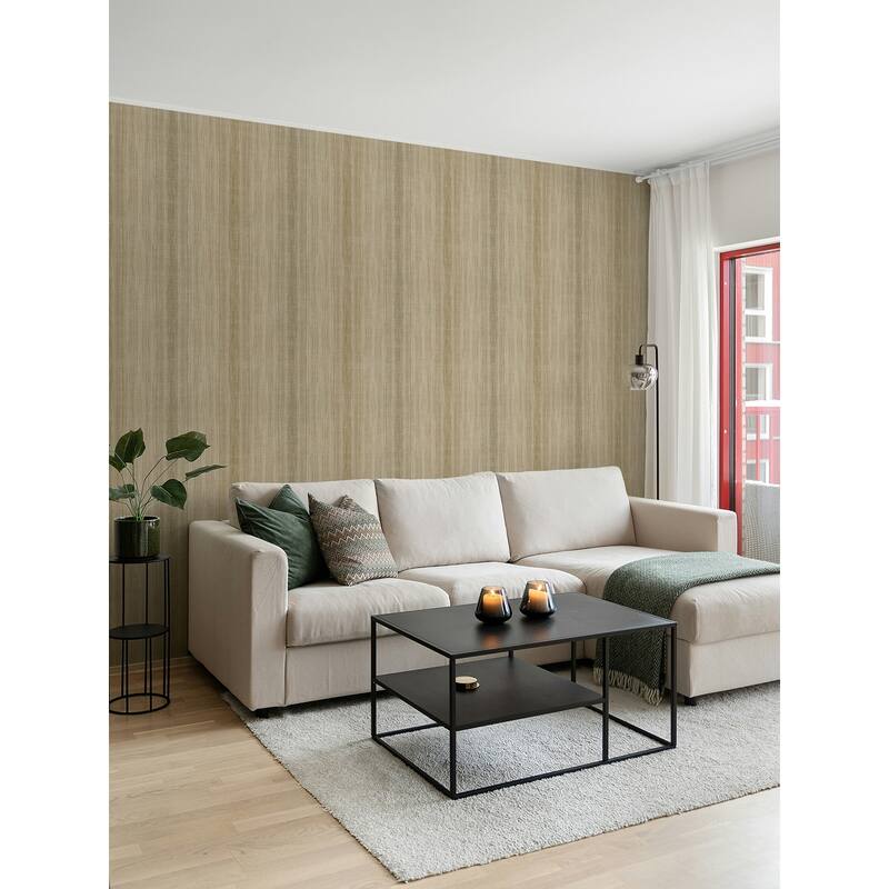 Seabrook Designs Aldeno Ombre Stripe Unpasted Wallpaper