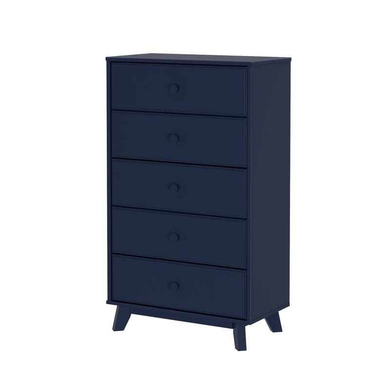 Max and Lily Classic Solid Wood 5-Drawer Dresser