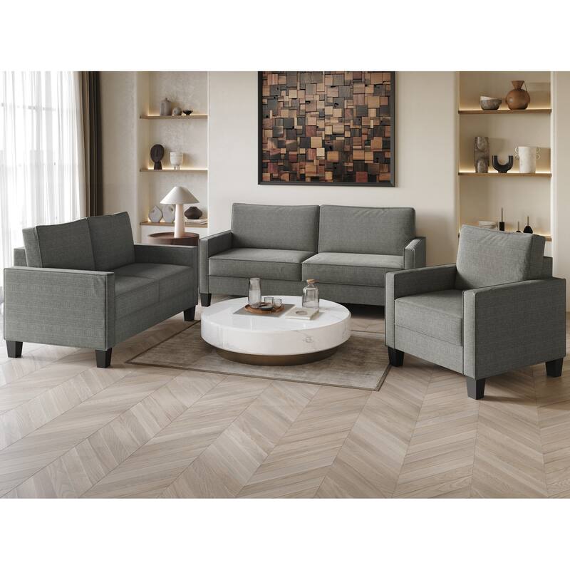 Clayfell Marcia Square Arm Chair/ Loveseat/ Sofa