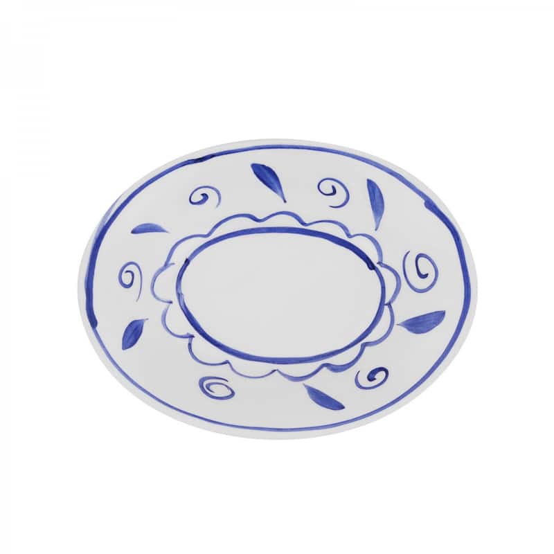 Ceramic Bathroom Soap Dishes Blue/White Neptune