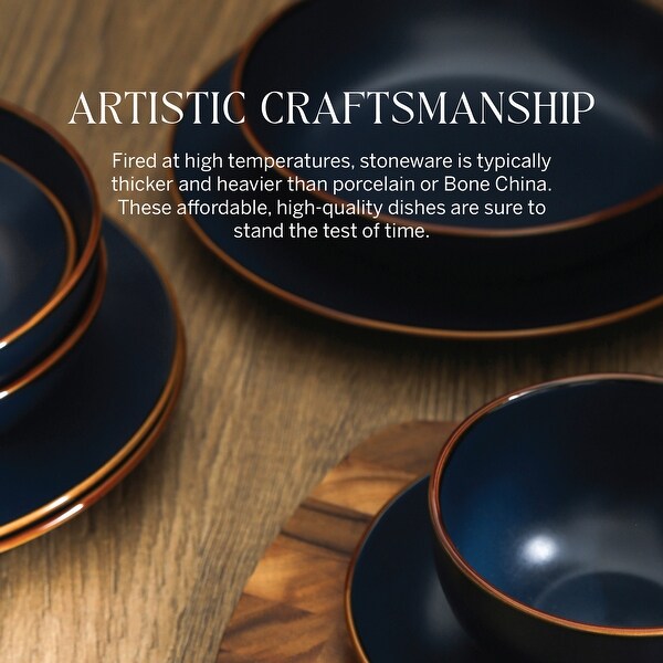Stone Lain Brasa Stoneware Dinnerware Set - Bed Bath & Beyond